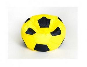Кресло-мешок Мяч малый желто-черное в Североуральске - severouralsk.ok-mebel.com | фото 1