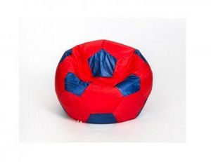Кресло-мешок Мяч малый красно-синее в Североуральске - severouralsk.ok-mebel.com | фото 1