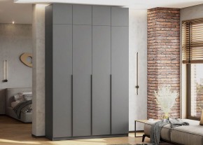 Антресоль 1600 «ШК-5» Графит серый в Североуральске - severouralsk.ok-mebel.com | фото 4