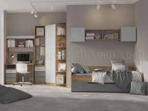 ЧЕЛСИ Color Антресоль (Мята/Дуб крафт) в Североуральске - severouralsk.ok-mebel.com | фото 2