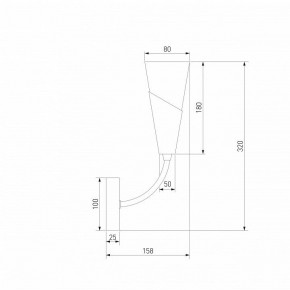 Бра Eurosvet Rhyton 60167/1 латунь в Североуральске - severouralsk.ok-mebel.com | фото 5