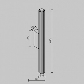 Бра Maytoni Calipso C082WL-12W2.7K-B в Североуральске - severouralsk.ok-mebel.com | фото 4