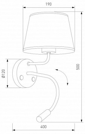 Бра с подсветкой TK Lighting Maja 10080 Maja в Североуральске - severouralsk.ok-mebel.com | фото 4