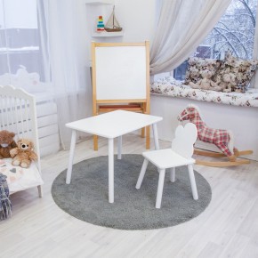 Детский комплект стол и стул «Облачко» Rolti Baby (белый/белый, массив березы/мдф) в Североуральске - severouralsk.ok-mebel.com | фото 2