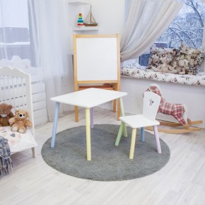 Детский комплект стол и стул «Звезда» Rolti Baby (белый/цветной, массив березы/мдф) в Североуральске - severouralsk.ok-mebel.com | фото 2