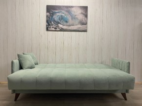 Диван Престиж-3 (НПБ) велюр Sensey mist green в Североуральске - severouralsk.ok-mebel.com | фото 3