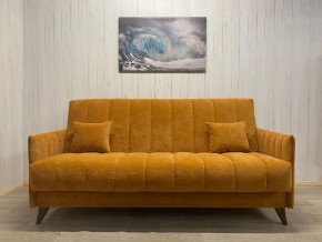 Диван Престиж-3 (НПБ) велюр Sensey terracotta в Североуральске - severouralsk.ok-mebel.com | фото 2