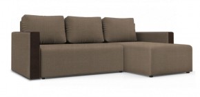 Диван угловой Алиса 3 Vital CARAMEL - Teos Dark Brown в Североуральске - severouralsk.ok-mebel.com | фото