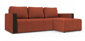 Диван угловой Алиса 3 Vital MANGO - Teos Dark Brown в Североуральске - severouralsk.ok-mebel.com | фото