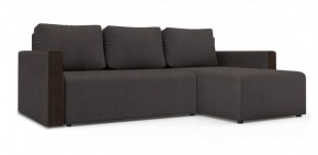 Диван угловой Алиса 3 Vital PEBBLE - Teos Dark Brown в Североуральске - severouralsk.ok-mebel.com | фото