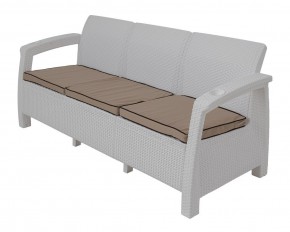 Диван Yalta Premium Sofa 3 Set (Ялта) белый (+подушки под спину) в Североуральске - severouralsk.ok-mebel.com | фото 1