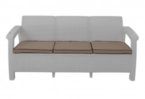 Диван Yalta Premium Sofa 3 Set (Ялта) белый (+подушки под спину) в Североуральске - severouralsk.ok-mebel.com | фото 2