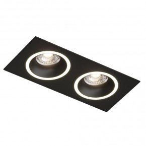 DK2062-BK Встраиваемый светильник, IP 20, до 15 Вт, GU10, LED, черный, алюминий в Североуральске - severouralsk.ok-mebel.com | фото