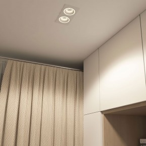 DK2062-WH Встраиваемый светильник, IP 20, до 15 Вт, GU10, LED, белый, алюминий в Североуральске - severouralsk.ok-mebel.com | фото 4