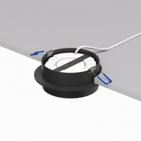 DK2090-BK Встраиваемый светильник FLAT, IP 20, до 15 Вт, GX53, LED, черный, алюминий в Североуральске - severouralsk.ok-mebel.com | фото 4