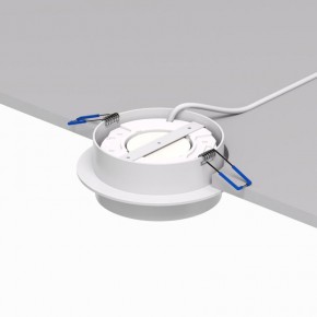 DK2090-WH Встраиваемый светильник FLAT, IP 20, до 15 Вт, GX53, LED, белый, алюминий в Североуральске - severouralsk.ok-mebel.com | фото 3