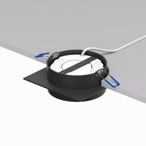 DK2091-BK Встраиваемый светильник FLAT, IP 20, до 15 Вт, GX53, LED, черный, алюминий в Североуральске - severouralsk.ok-mebel.com | фото 4