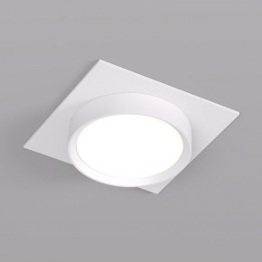 DK2091-WH Встраиваемый светильник FLAT, IP 20, до 15 Вт, GX53, LED, белый, алюминий в Североуральске - severouralsk.ok-mebel.com | фото