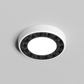 DK2441-WB Встраиваемый светильник DUAL 9+9 Вт, LED 4000K, IP 20, d120mm, белый/черный, алюминий/акрил в Североуральске - severouralsk.ok-mebel.com | фото 2
