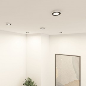 DK2441-WB Встраиваемый светильник DUAL 9+9 Вт, LED 4000K, IP 20, d120mm, белый/черный, алюминий/акрил в Североуральске - severouralsk.ok-mebel.com | фото 6