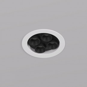 DK2510-WB Встраиваемый светильник SPACE со светодиодом d65 220V 8W 38° 4000К IP20 белый/черный алюминий в Североуральске - severouralsk.ok-mebel.com | фото 2