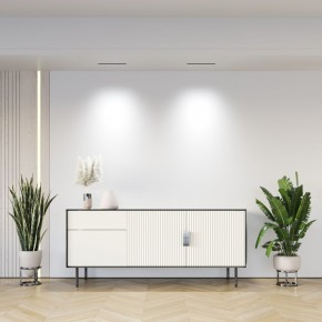 DK2515-WB Встраиваемый светильник SPACE со светодиодом L240mm 220V 20W 38° 4000К IP20 белый/черный алюминий в Североуральске - severouralsk.ok-mebel.com | фото 7