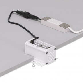 DK2530-WB Встраиваемый светильник SPACE со светодиодом под шпатлевку L69mm 220V 6W 38° 4000К IP20 белый/черный алюминий в Североуральске - severouralsk.ok-mebel.com | фото 5