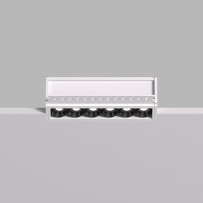 DK2531-WB Встраиваемый светильник SPACE со светодиодом под шпатлевку L126mm 220V 10W 38° 4000К IP20 белый/черный алюминий в Североуральске - severouralsk.ok-mebel.com | фото 3