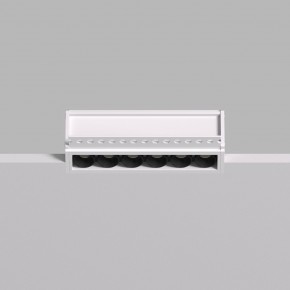 DK2531-WB Встраиваемый светильник SPACE со светодиодом под шпатлевку L126mm 220V 10W 38° 4000К IP20 белый/черный алюминий в Североуральске - severouralsk.ok-mebel.com | фото 4