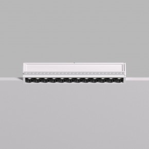 DK2532-WB Встраиваемый светильник SPACE со светодиодом под шпатлевку L240mm 220V 20W 38° 4000К IP20 белый/черный алюминий в Североуральске - severouralsk.ok-mebel.com | фото 3