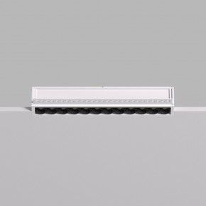 DK2532-WB Встраиваемый светильник SPACE со светодиодом под шпатлевку L240mm 220V 20W 38° 4000К IP20 белый/черный алюминий в Североуральске - severouralsk.ok-mebel.com | фото 4