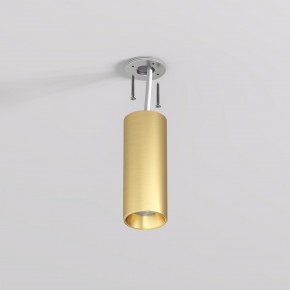 DK2615-SB Накладной светильник SHINE TUBE со светодиодом, D45*H115, IP20, 3000К, 7W, RA?90, сатинированная латунь, алюминий в Североуральске - severouralsk.ok-mebel.com | фото 3