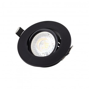 DK3020-BK Встраиваемый светильник, IP 20, 10 Вт, GU5.3, LED, черный, пластик в Североуральске - severouralsk.ok-mebel.com | фото