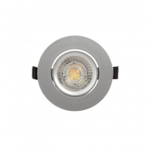 DK3020-CM Встраиваемый светильник, IP 20, 10 Вт, GU5.3, LED, серый, пластик в Североуральске - severouralsk.ok-mebel.com | фото 1