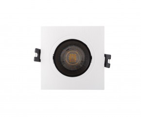 DK3021-WB Встраиваемый светильник, IP 20, 10 Вт, GU5.3, LED, белый/черный, пластик в Североуральске - severouralsk.ok-mebel.com | фото 1