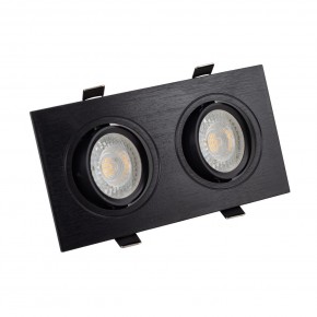 DK3022-BK Встраиваемый светильник, IP 20, 10 Вт, GU5.3, LED, черный, пластик в Североуральске - severouralsk.ok-mebel.com | фото