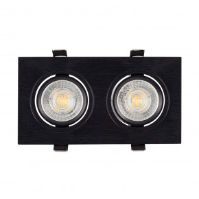 DK3022-BK Встраиваемый светильник, IP 20, 10 Вт, GU5.3, LED, черный, пластик в Североуральске - severouralsk.ok-mebel.com | фото 2