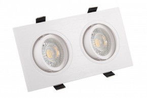 DK3022-WH Встраиваемый светильник, IP 20, 10 Вт, GU5.3, LED, белый, пластик в Североуральске - severouralsk.ok-mebel.com | фото
