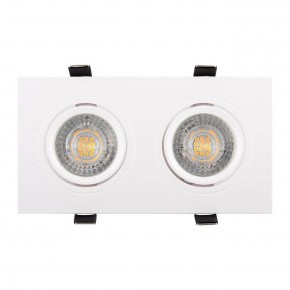DK3022-WH Встраиваемый светильник, IP 20, 10 Вт, GU5.3, LED, белый, пластик в Североуральске - severouralsk.ok-mebel.com | фото 2