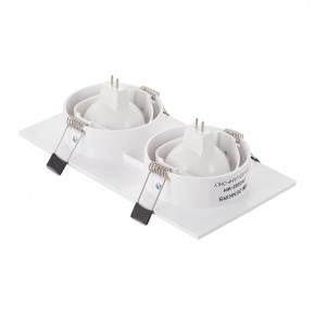 DK3022-WH Встраиваемый светильник, IP 20, 10 Вт, GU5.3, LED, белый, пластик в Североуральске - severouralsk.ok-mebel.com | фото 3