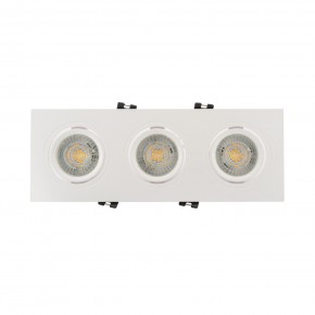 DK3023-WH Встраиваемый светильник, IP 20, 10 Вт, GU5.3, LED, белый, пластик в Североуральске - severouralsk.ok-mebel.com | фото