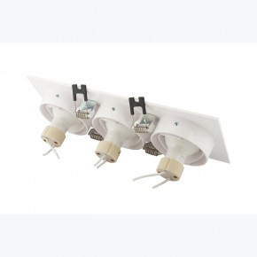 DK3023-WH Встраиваемый светильник, IP 20, 10 Вт, GU5.3, LED, белый, пластик в Североуральске - severouralsk.ok-mebel.com | фото 4