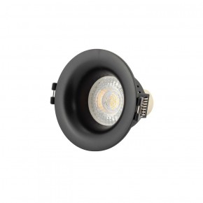 DK3024-BK Встраиваемый светильник, IP 20, 10 Вт, GU5.3, LED, черный, пластик в Североуральске - severouralsk.ok-mebel.com | фото