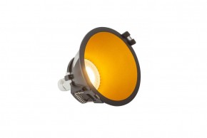 DK3026-BG Встраиваемый светильник, IP 20, 10 Вт, GU5.3, LED, черный/золотой, пластик в Североуральске - severouralsk.ok-mebel.com | фото 3