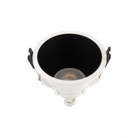 DK3026-WB Встраиваемый светильник, IP 20, 10 Вт, GU5.3, LED, белый/черный, пластик в Североуральске - severouralsk.ok-mebel.com | фото 2