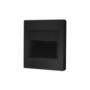 DK3050-BK Светильник встраиваемый в стену, IP 20, LED 3000, 1 Вт, черный пластик в Североуральске - severouralsk.ok-mebel.com | фото