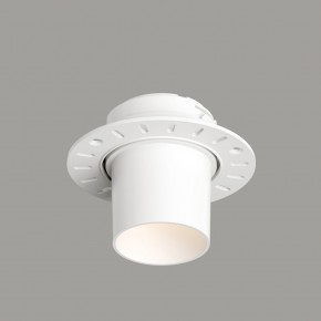 DK3057-WH Встраиваемый светильник под шпатлевку, IP20, до 15 Вт, LED, GU5,3, белый, пластик в Североуральске - severouralsk.ok-mebel.com | фото
