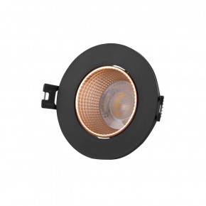 DK3061-BBR Встраиваемый светильник, IP 20, 10 Вт, GU5.3, LED, черный/бронзовый, пластик в Североуральске - severouralsk.ok-mebel.com | фото 1