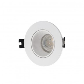 DK3061-WH Встраиваемый светильник, IP 20, 10 Вт, GU5.3, LED, белый/белый, пластик в Североуральске - severouralsk.ok-mebel.com | фото
