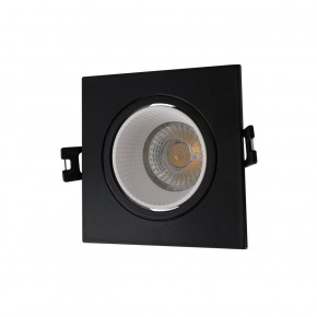 DK3071-BK+WH Встраиваемый светильник, IP 20, 10 Вт, GU5.3, LED, черный/белый, пластик в Североуральске - severouralsk.ok-mebel.com | фото